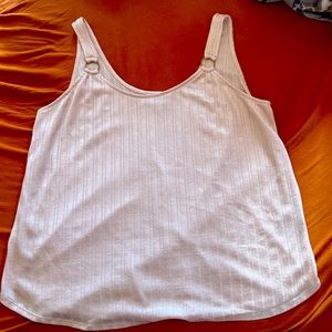 Shimmer pink tank top. Jennifer Lopez XL